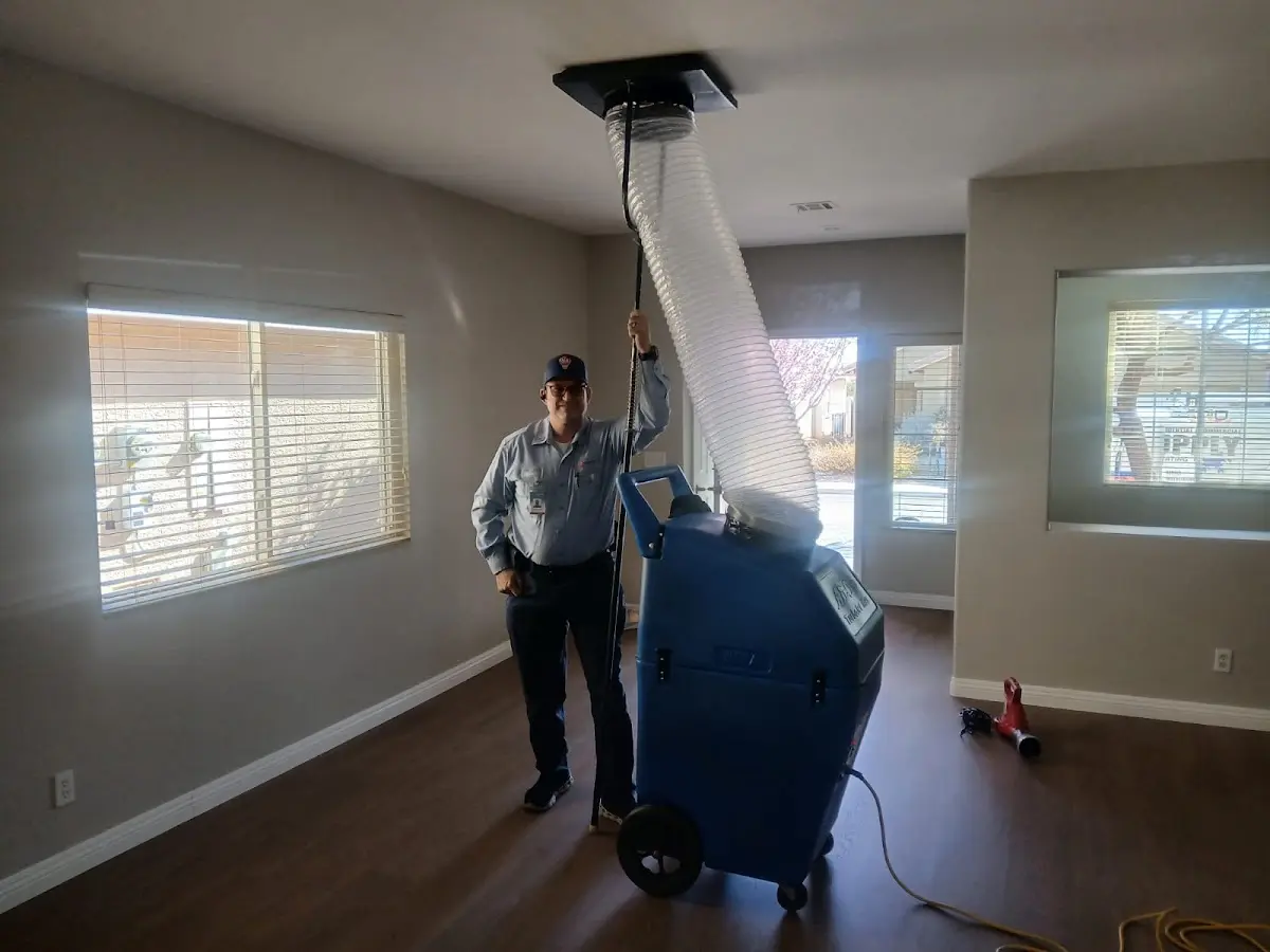 Professional Dryer Vent Cleaning work inside a Port Charlotte home